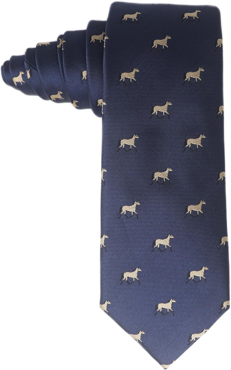 MENDEPOT Animal Pattern Necktie With Gift Box Sea Animal Pattern Tie Father's Day Birthday Gift Tie - Image 2